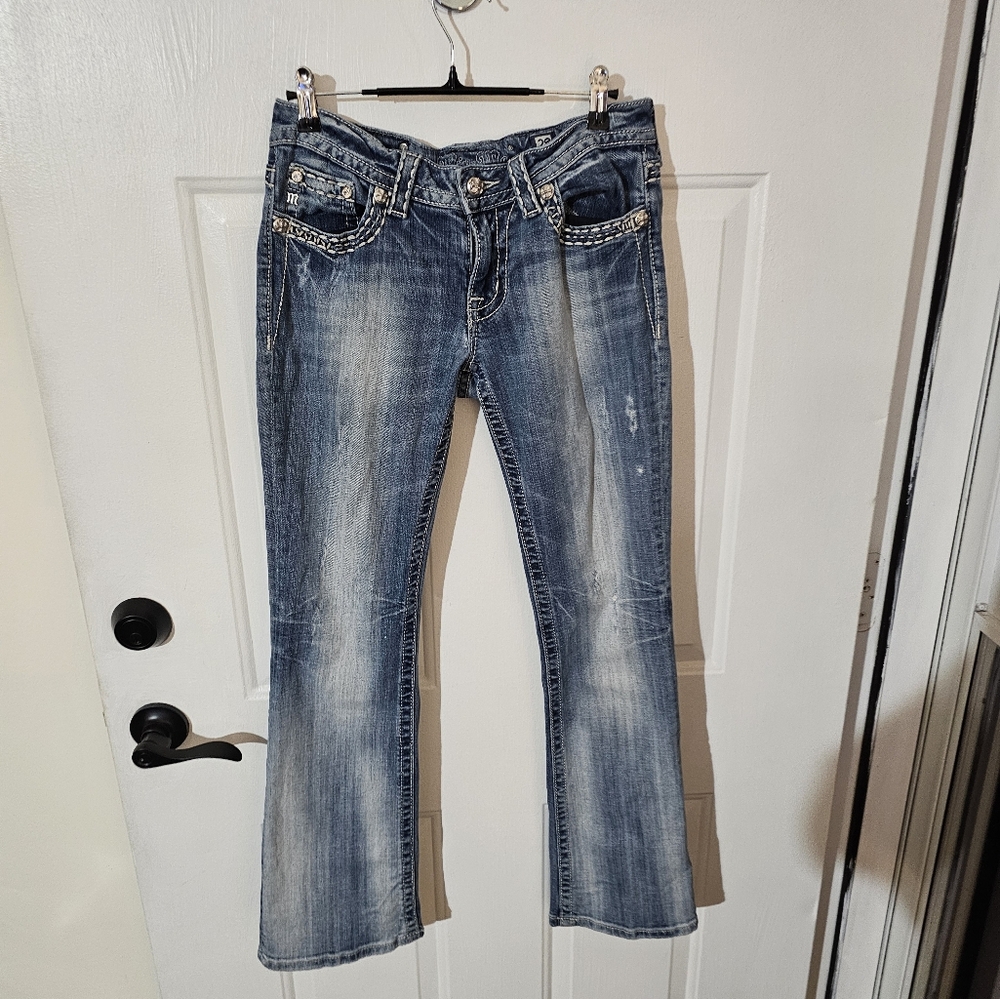 Miss Me light wash boot cut jeans